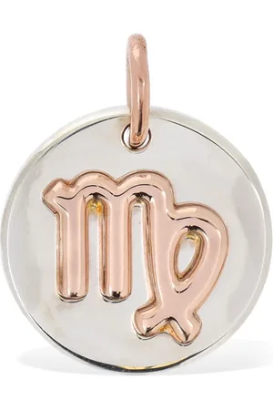 Dodo 9kt Rose Gold & Silver Virgo Charm