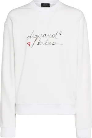 Dsquared2 Logo Print Cotton Sweatshirt
