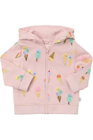 Stella McCartney Ice Cream Print Cotton Zip-up Hoodie