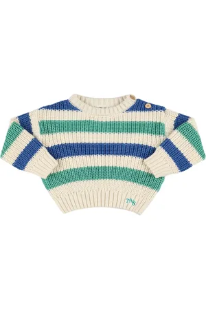 The New Society Striped Cotton Knit Sweater