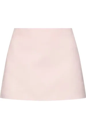 Khaite Jett Grain Suede Mini Skirt