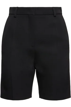 VALENTINO Wool Grisaille Bermuda Shorts