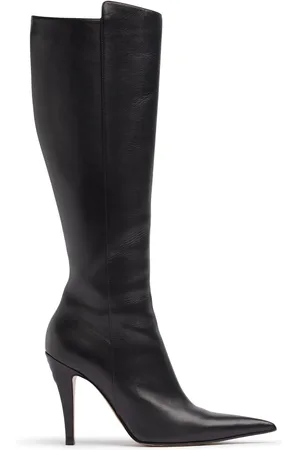 Alexander McQueen Leather Knee Boots