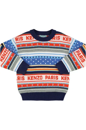 Kenzo Cotton Blend Knit Sweater