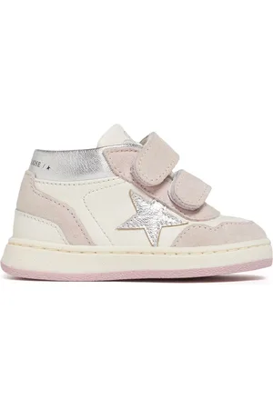 Golden Goose June Basket Leather Pre-walker Shoes