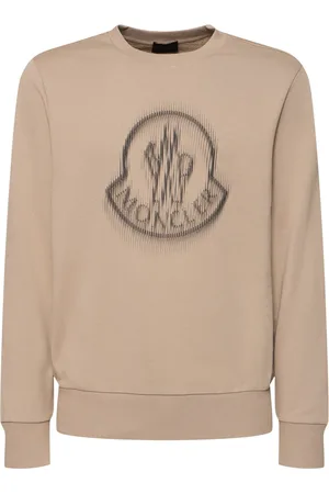 Moncler Blurred Logo Cotton Sweatshirt