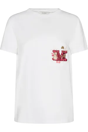 Max Mara Nunzio Embellished Pocket Jersey T-shirt