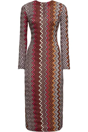 Missoni Wool Blend Knit Midi Dress