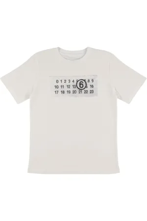 Maison Margiela Printed Cotton Jersey T-shirt