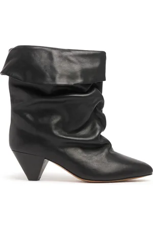 Isabel Marant 40mm Ryska-gb Leather Slouchy Boots