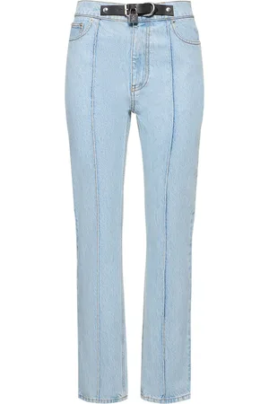 J.W.Anderson Cotton Padlock Belt Slim Fit Jeans