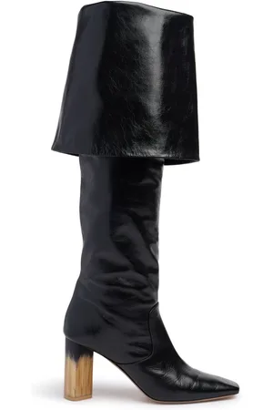 Chloé 85mm Georgia Leather Tall Boots
