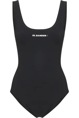 Jil Sander Printed Logo One Piece Swimsuit