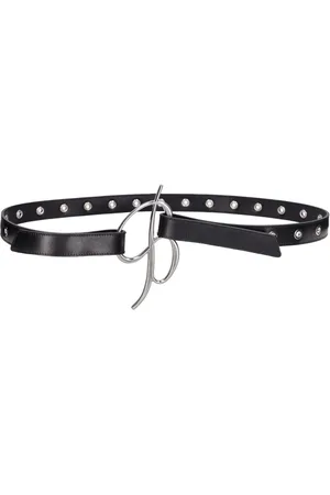 BLUMARINE Logo Leather Belt