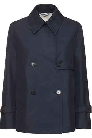 Max Mara Biglia Gabardine Short Trench Coat