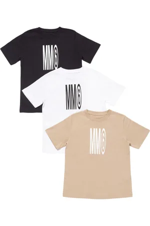 Maison Margiela Set Of 3 Printed Cotton Jersey T-shirts