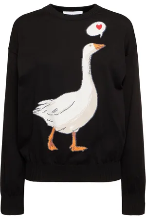 Moschino Printed Cotton Jersey Sweatshirt