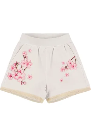 MONNALISA Printed Cotton Blend Sweat Shorts