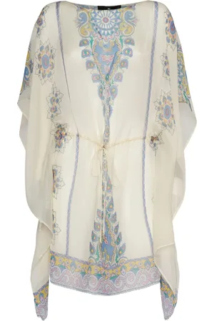 Etro Silk Caftan Mini Dress