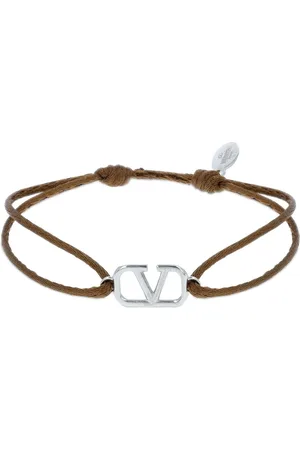 VALENTINO GARAVANI V Logo Slim Adjustable Bracelet