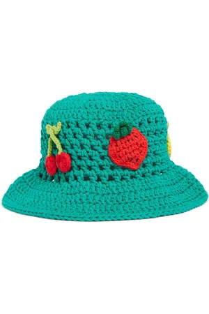 Stella McCartney Cotton Crochet Bucket Hat