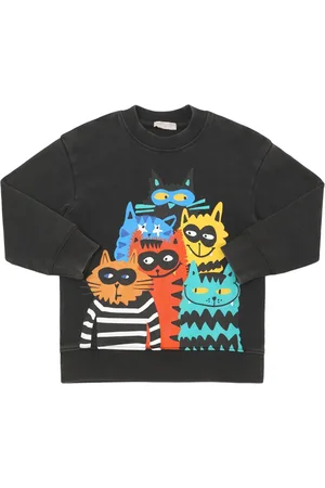 Stella McCartney Printed Cotton Crewneck Sweatshirt