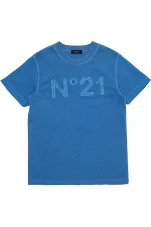 Nº21 Cotton Jersey T-shirt W/ Logo Patch