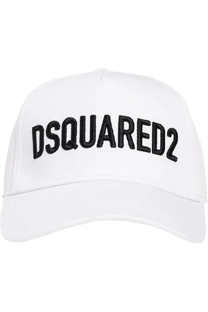Dsquared2 Cotton Gabardine Hat W/ Logo
