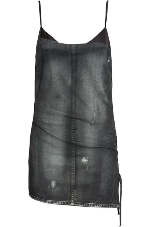 Acne Studios Printed Cotton Jersey Sleeveless Top