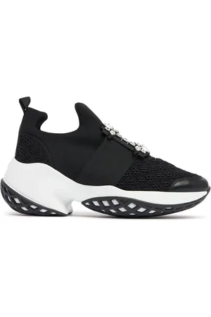 Roger Vivier 75mm Viv Run Mesh & Neoprene Sneakers