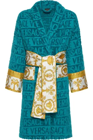 VERSACE Barocco & Robe Cotton Bathrobe
