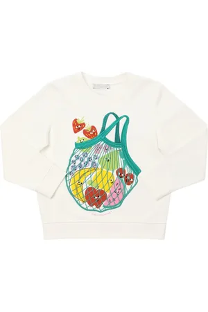 Stella McCartney Embroidered Cotton Crewneck Sweatshirt