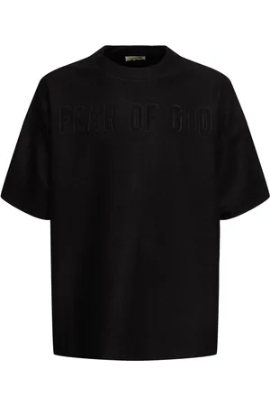 FEAR OF GOD Short Sleeve Wool T-shirt W/ Terry Logo