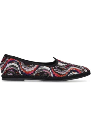 Missoni 10mm Raschel Lurex Flat Shoes