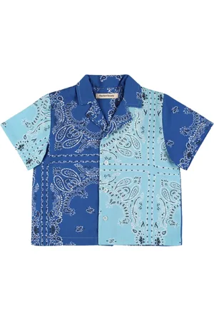 The New Society Printed Cotton Poplin Shirt