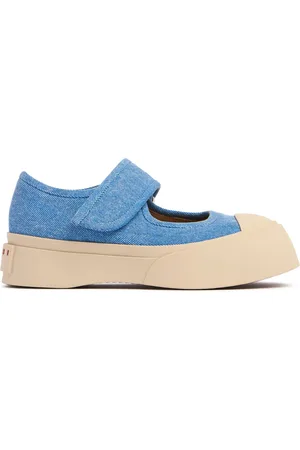 Marni 20mm Pablo Mary Jane Denim Sneakers