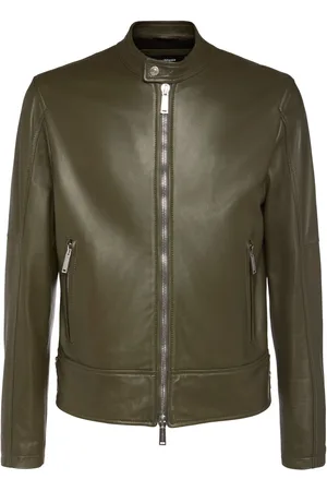 Dsquared2 Ryder Smooth Leather Jacket