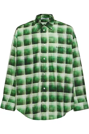 Acne Studios Setar Printed Flannel Shirt