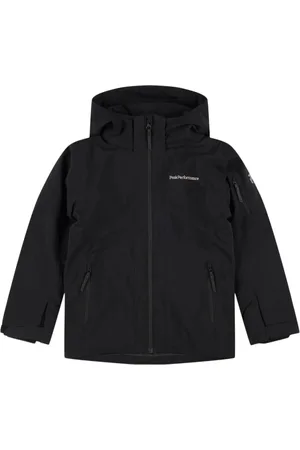 Peak Performance Maroon Nylon Puffer Ski Jacket