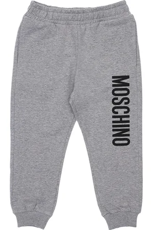 Moschino Logo Print Cotton Sweatpants