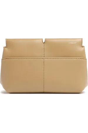 Burberry Snip Chain Smooth Leather Clutch