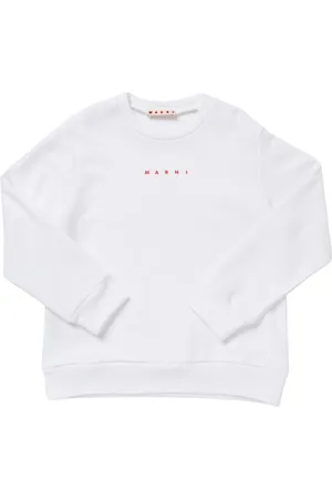 Marni Printed Cotton Crewneck Sweatshirt