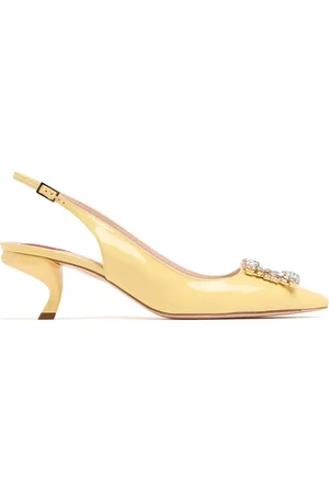 Roger Vivier 55mm Virgule Patent Leather Pumps