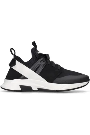 Tom Ford Alcantara Tech & Leather Low Sneakers