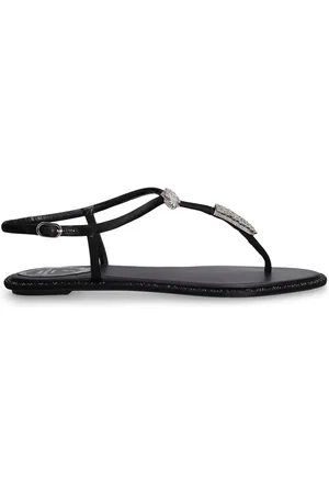 RENE CAOVILLA 10mm Embellished Satin Sandals