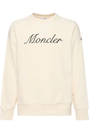 Moncler Embroidered Logo Cotton Sweatshirt