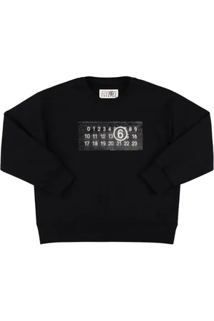 Maison Margiela Printed Cotton Crewneck Sweatshirt