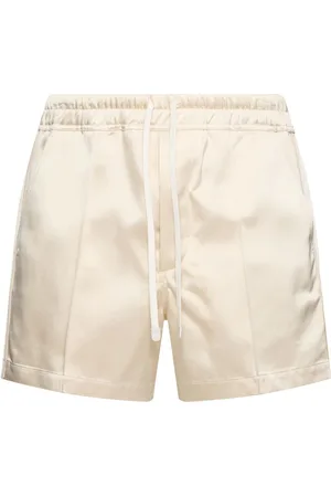 Tom Ford Shiny Satin Shorts W/ Piping