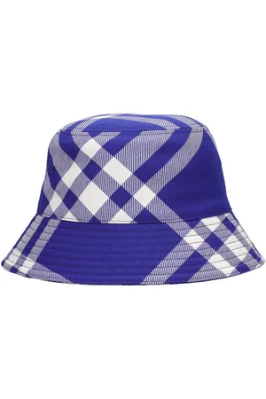 Burberry Check Wool Blend Bucket Hat