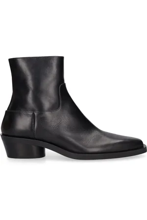 Proenza Schouler 40mm Bronco Leather Ankle Boots